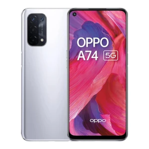 Telefon mobil Oppo A74, Dual SIM, 128GB, 6GB RAM, 5G, Silver