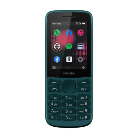 Telefon mobil Nokia 215, Dual SIM, 4G, Cyan