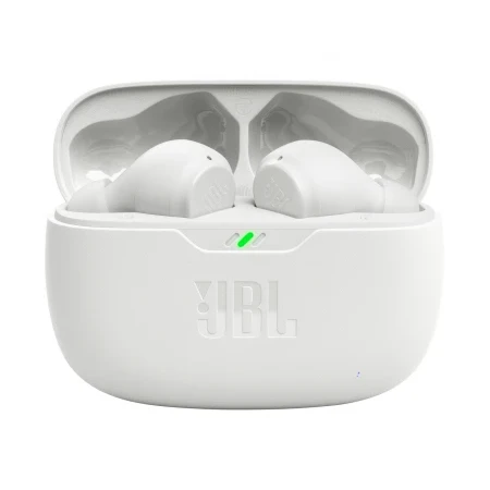 Casti audio in-ear JBL Wave Beam, True Wireless, Bluetooth, Deep Bass, Alb