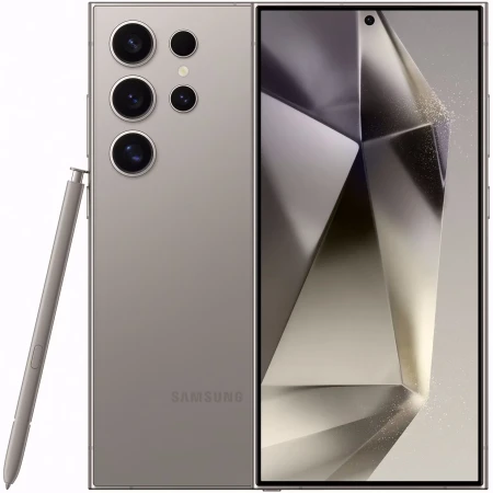 Telefon mobil Samsung Galaxy S24 Ultra, 12GB RAM, 256GB, 5G, Titanium Gray