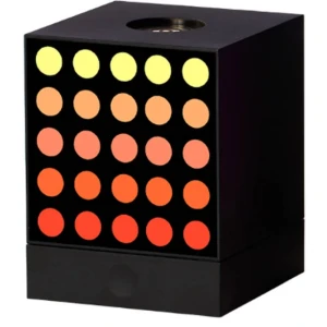 Lampa de gaming Yeelight Smart Cube Light Matrix, 25 LED, Wi-Fi, 75x75x75mm, neagra