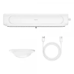 Ventilator de birou Baseus Refreshing Monitor, Clip-On si Stand-Up, Alb
