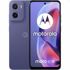 Telefon mobil Motorola E15, Dual SIM, 2GB RAM, 64GB, Fresh Lavender