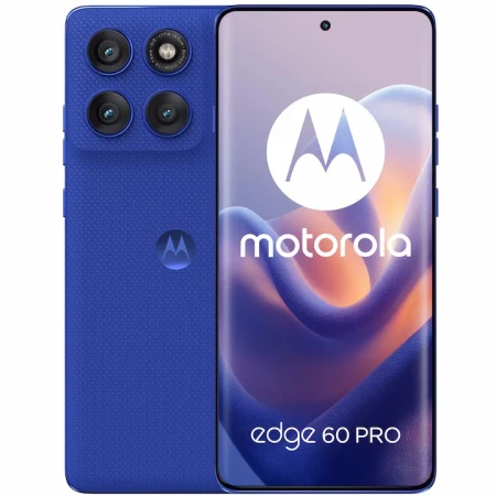 Telefon mobil Motorola Edge 60 Pro, Dual SIM, 512GB, 12GB RAM, 5G, Pantone Dazzling Blue