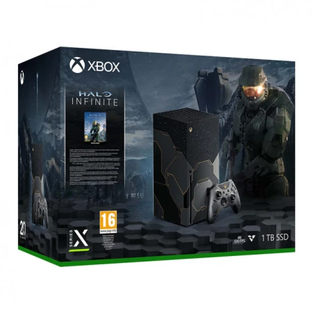 Consola Microsoft Xbox Series X, 1TB, Halo Infinite Limited Edition