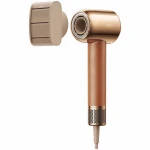 Uscator de par Miracle Dreame, 1600W, viteza aer max.70m/s, 2 trepte flux aer, 4 setari temperatura, 5 accesorii incluse, maro/auriu