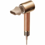Uscator de par Miracle Dreame, 1600W, viteza aer max.70m/s, 2 trepte flux aer, 4 setari temperatura, 5 accesorii incluse, maro/auriu