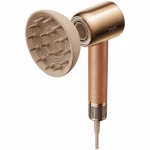 Uscator de par Miracle Dreame, 1600W, viteza aer max.70m/s, 2 trepte flux aer, 4 setari temperatura, 5 accesorii incluse, maro/auriu