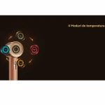 Uscator de par Miracle Dreame, 1600W, viteza aer max.70m/s, 2 trepte flux aer, 4 setari temperatura, 5 accesorii incluse, maro/auriu