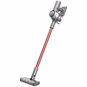 Aspirator vertical Dreame V11 VVN6, 450W, 25000 Pa, 3 moduri de aspirare, rezervor murdarie 0.5 l, autonomie 90 min, afisaj HD, gri/rosu
