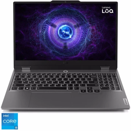 Laptop Gaming Lenovo LOQ 15IAX9, procesor Intel® Core™ i5-12450HX  24GB DDR5 RAM, 512GB SSD,  GeForce RTX™ , Luna Grey