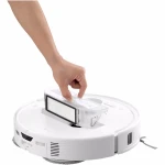 Robot de aspirare Roborock Qrevo Curv RSD0712CE cu statie de incarcare, alb