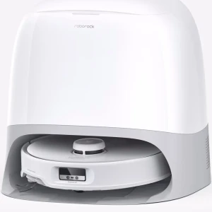 Robot de aspirare Roborock Qrevo Curv RSD0712CE cu statie de incarcare, alb