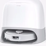 Robot de aspirare Roborock Qrevo Curv RSD0712CE cu statie de incarcare, alb