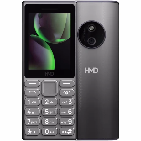 Telefon mobil HMD 110 4G, Dual SIM, display 2.4", Titanium