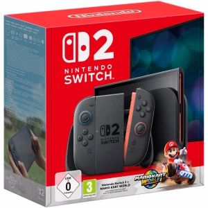 Consola Nintendo Switch 2, Light BlueLight Red JoyCon + Joc Mario Kart World Bundle