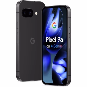 Telefon mobil Google Pixel 9a, 256GB, 8GB RAM, 5G, Obsidian