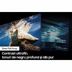Televizor SAMSUNG QLED 75Q80D, 189 cm, Smart, 4K Ultra HD, 100 Hz, Clasa G