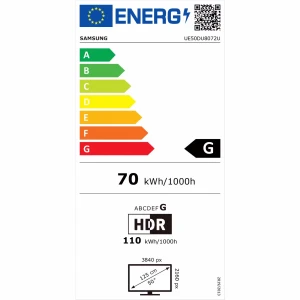 Televizor Samsung LED 50DU8072, 125 cm, Smart, 4K Ultra HD, Clasa G