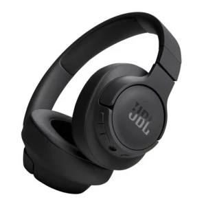 Casti audio wireless over-ear JBL Tune 720BT, JBL Pure Bass Sound, Bluetooth 5.3, Conexiune multi-point, Asistent vocal, Negru