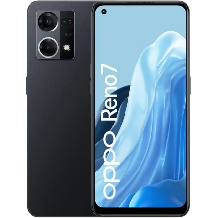 Telefon mobil OPPO Reno7, Dual SIM, 128GB, 8GB RAM, 4G, Cosmic Black