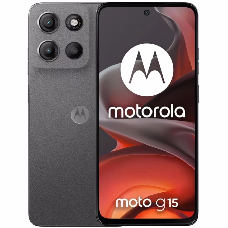 Telefon mobil Motorola moto g15, Dual SIM, 128GB, 4GB RAM, Gravity Grey