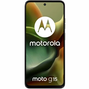 Telefon mobil Motorola moto g15, Dual SIM, 128GB, 4GB RAM, 5200 mAh, Iguana Green