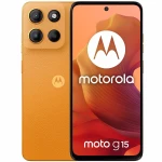 Telefon mobil Motorola moto g15, Dual SIM, 128GB, 4GB RAM, 5200 mAh, Sunrise Orange