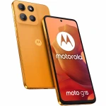 Telefon mobil Motorola moto g15, Dual SIM, 128GB, 4GB RAM, 5200 mAh, Sunrise Orange