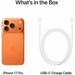 Telefon mobil Apple iPhone 17 Pro, 256GB, 5G, Cosmic Orange