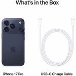 Telefon mobil Apple iPhone 17 Pro, 256GB, 5G, Deep Blue