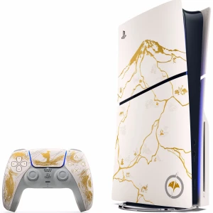 Consola PlayStation 5 (PS5) Slim, 1TB SSD, D-Chassis, Ghost of Yōtei Gold Limited Edition