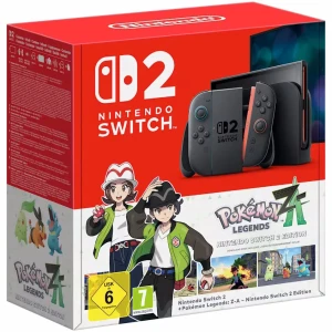 Consola Nintendo Switch 2, Light BlueLight Red JoyCon + Joc Pokémon Legends Z-A Bundle