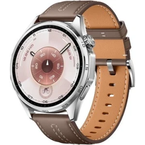 Smartwatch Huawei Watch GT 6, 46MM, Steel Stainless Steel Case, Grey Composite Leather Strap