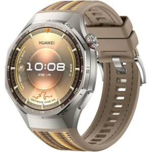 Smartwatch Huawei Watch GT 6 Pro, 46MM, Titanium Alloy Case, Brown Woven Strap