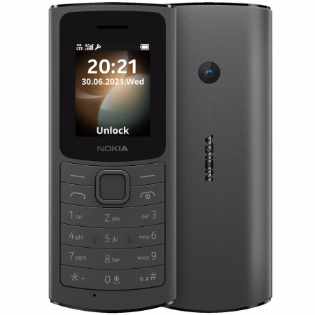 Telefon mobil Nokia 110 4G, Dual SIM, Black