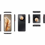 Telefon mobil ZTE nubia FLIP, Dual SIM, 8GB RAM, 256GB, 5G, Negru