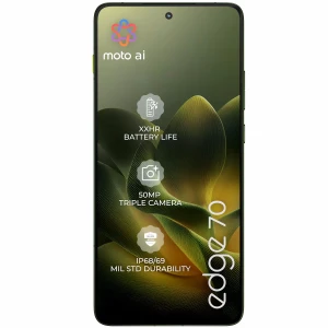 Telefon mobil Motorola edge 70, 12GB RAM, 512 GB, PANTONE Bronze Green
