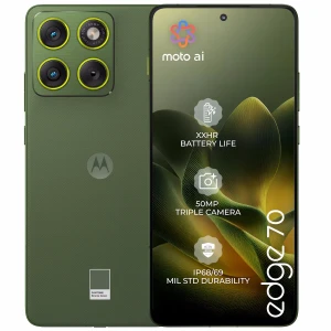 Telefon mobil Motorola edge 70, 12GB RAM, 512 GB, PANTONE Bronze Green