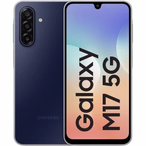 Telefon mobil Samsung Galaxy M17, 4GB RAM, 128GB, 5G, Sapphire Black
