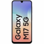 Telefon mobil Samsung Galaxy M17, 4GB RAM, 128GB, 5G, Moonlight Silver