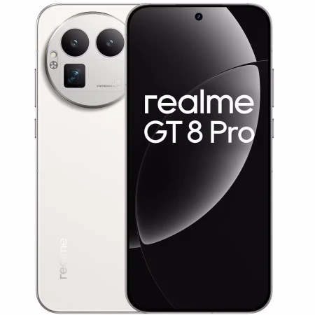 Telefon mobil realme GT 8 Pro, 256GB, 12GB RAM, 5G, Diary White
