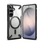 Husa MagSafe pentru Samsung Galaxy S26 S942, Ringke, Fusion X, Neagra