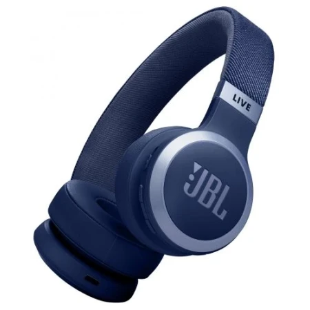 Casti audio wireless on-ear JBL LIVE 670NC, True Adaptive NC, Bluetooth, Multi-Point, Albastru