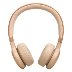 Casti audio wireless on-ear JBL LIVE 670NC, True Adaptive NC, Bluetooth, Multi-Point, Nisip