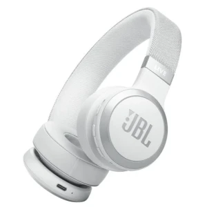 Casti audio wireless on-ear JBL LIVE 670NC, True Adaptive NC, Bluetooth, Multi-Point, Alb