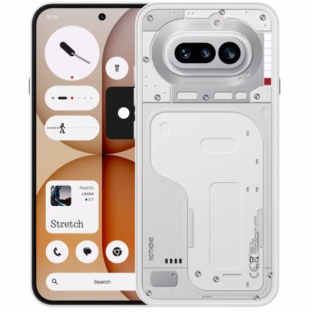Telefon mobil Nothing Phone (4a), 128GB, 8GB RAM, 5G, White