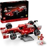 Set de constructie pentru adulti LEGO® Icons Ferrari F2004 si Michael Schumacher 11375, Masina de Jucarie, Cadou pentru Barbati Pasionati de Formula 1 si Jocuri cu Masini