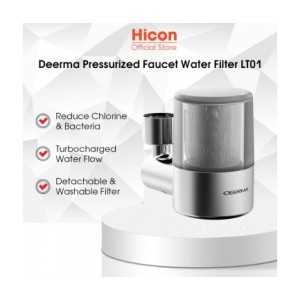 Filtru de Apa pentru Robinet Deerma LT01, Argintiu