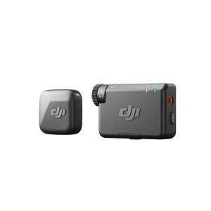 Kit DJI MIC Mini, 1x microfon, 1x receptor, 1x incarcator, Wireless, Omnidirectional, Raza Actiune 400m, Noise Canceling
